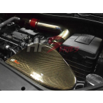 HFI Carbon Cold Air Intake Kit Generation 2 "Plus" für 2.0TFSI (E4) mit Alurohr + schwarze Schläuche