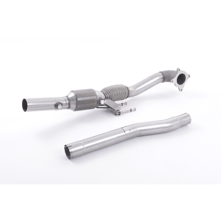 Milltek SSXAU200R Downpipe mit Sportkat | 76,2mm / 3"