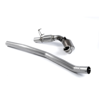 Milltek SSXAU423 Downpipe mit Sportkat | 76,2mm / 3" | ECE Zulassung