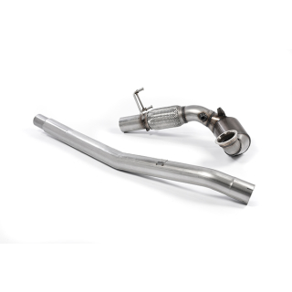 Milltek SSXAU584 Downpipe mit Katersatz | 76,2mm / 3" | Rennsportvariante