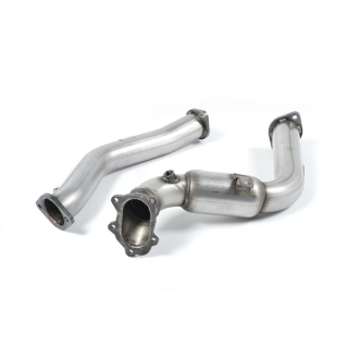 Milltek SSXSB023 Downpipe mit Katersatz | 76,2mm / 3" | Rennsportvariante